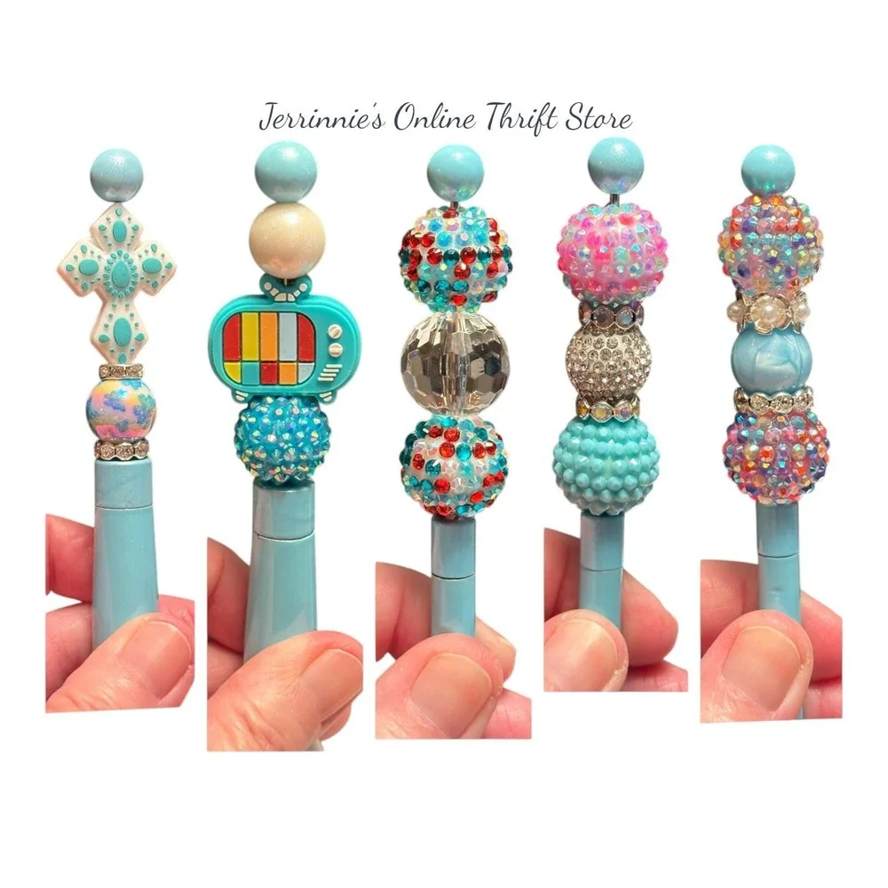 Custom Made Bling Makeup Brush Set‎